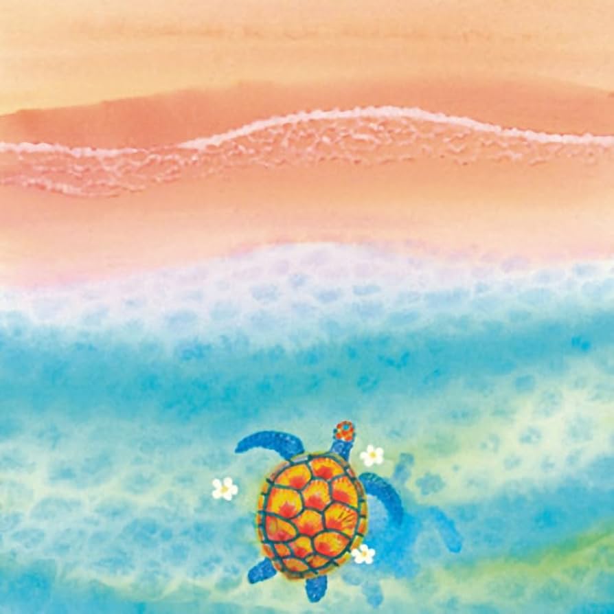 Amazon.co.jp: くりのきはるみ あたたかい海 ジクレー 版画 風景